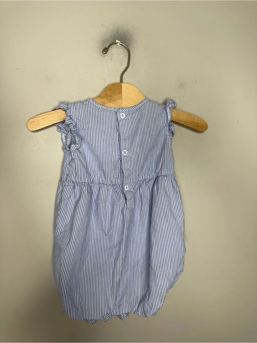 $7 ADD ON‎ Carters romper STRIPE EMBROIDERED EASY PEASY MODERN MOMENTS 18-24